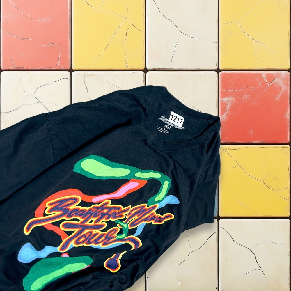 Y2K Rod Wave Beautiful Mind Tour Black Band Tee Mens 2XL Concert Music Merch Rap - Picture 13 of 14